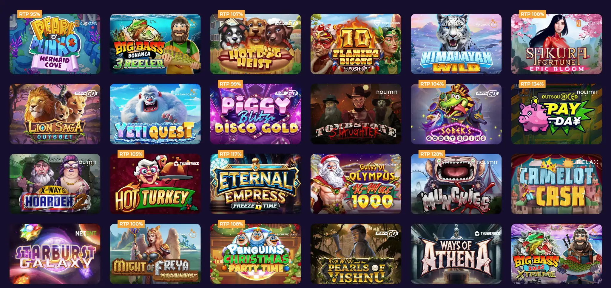 Vielfältige Spielauswahl bei iWild Casino